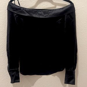 L’agence Off The Shoulder Long Sleeve Top